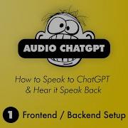 Audio ChatGPT Part 1 Project Setup