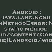 Android Java Lang NoSuchMethodError No Static Method GetFont Landroid Content Context ILandroid U