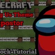 Among Us Main Theme Minecraft Note Block Tutorial