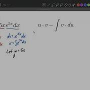 Integration By Parts Exponential E Function Calculus