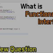 What Is Functional Interface Interview Question Java8 Hindi