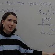 Root Mean Square RMS Value Of A Sine Wave
