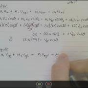 Solving 2D Collision Problems Example