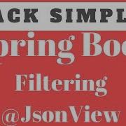 Spring Boot Filtering JsonView