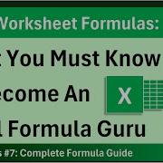 Excel 365 Basics 7 Comprehensive Formula Function Lesson To Become An Excel Formula Guru