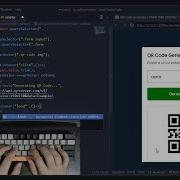 ASMR Programming QR Code Generator With JaveScript Asmr No Talking