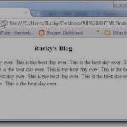 XHTML And CSS Tutorial 19 Text Align And Changing Background Color