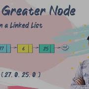 Find Next Greater Node In A Linked List Leetcode Medium Difficulty Problem 1019