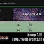 Nmap GUI Java Web Front End For Nmap