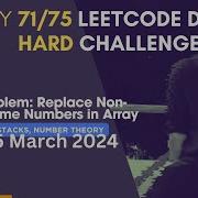 Day 71 75 Problem Name Replace Non Coprime Numbers In Array Leetcode 75DaysHard