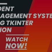 Student Management System Using Tkinter Python