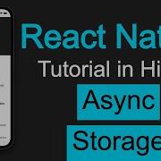 React Native Tutorial In Hindi 64 Async Storage