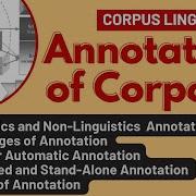 Annotation Of Corpora Linguistics Non Linguistics Annotation Maxims Of Annotation Urdu Hindi
