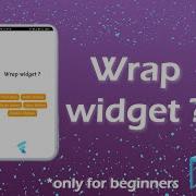 Wrap Widget Flutter Wrap Widget