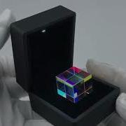Optical Glass X Cube Dichroic Cube Design Cube Prism RGB Combiner Splitter Educational Gift Class Ph