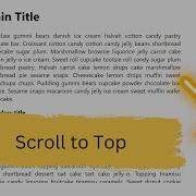 Scroll To Top Button Using Only HTML And CSS Day 54 Of 100 Day Project Series Project Code