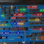 Ben Eater 8 Bit Computer PCB Version Running Fibonacci