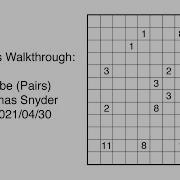 GMPuzzles 2021 04 30 Nurikabe Pairs By Thomas Snyder