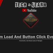 Form Load And Button Click Event