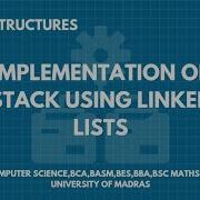 Implementation Of Stack Using Linked List Practical Programs In Data Structures