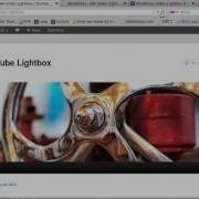 Tutorial Wordpress WP Video Lightbox