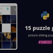 Python 15 Puzzle Game Sliding Picture Puzzle Game Using Python Shorts Short