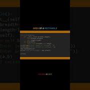 Area Of A Rectangle Python Programming Programmingforbeginners Coding Pythontutorial Arc