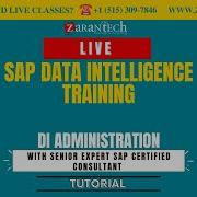 LIVE DI Administration SAP Data Intelligence ZaranTech