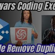 Codewars Coding Exercise C Simple Remove Duplicates