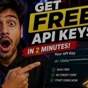 How To Get FREE API Keys In 2 Minutes 2026 Guide