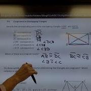 4 6 Congruence In Overlapping Triangles