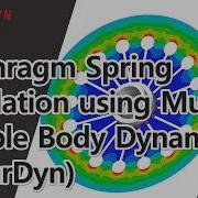 Diaphragm Spring Simulation Using Multi Flexible Body Dynamics RecurDyn