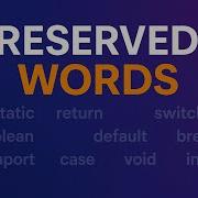 Mastering Reserve Keywords In Java