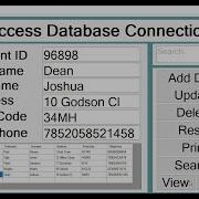 How To Create A C MS Access Database Connection With Save Update Delete And Search Full Tutorial