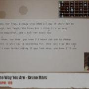 Just The Way You Are Bruno Mars Guitar Backing Track With Chords And Lyrics