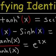 Verifying Hyperbolic Trig Identities