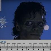 Michael Jackson Thriller Drum Score