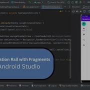 How To Create Material Navigation Rail With Fragment Android Studio