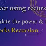 Power Using Recursion Bangla Calculate The Power Recursively Recursive Function Bangla Tutorial
