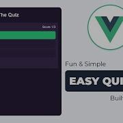 Build A QUIZ App Using Vue JS Easy Tutorial