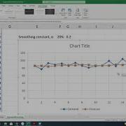 Exponential Smoothing Forecasting Using Microsoft Excel