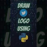 How To Draw Twitter Logo Using Python Turtle Shorts Python Pythonturtle Twitter Pythonshorts