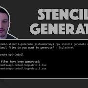Automatically Create StencilJS Components With The Generate Command