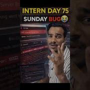 Intern Day 75 Sunday Ko Bhi API Bug Fix MERN Internship Reality
