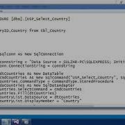 VB NET And SQL Server How To Populate Combobox From SQL Server Database