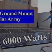 Budget Ground Mount Array 6000 Watts