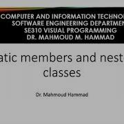 Static Members Nested Class Optional Parameter Method Overloading