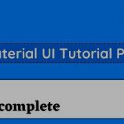 Material UI Autocomplete List Material UI Tutorial Material UI Search Autocompletion 21