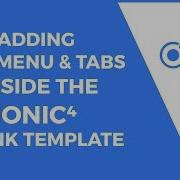 Adding Sidemenu And Tabs Inside The Ionic 4 Blank Template