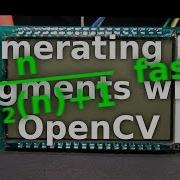 Enumerating LCD Segments With OpenCV FASTER Reverse Engineering